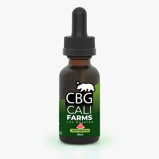CBD + CBG Olej (2000 mg CBD + 500 mg CBG) – Vodní meloun – 30 ml – CaliFarms