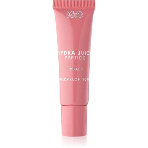 MUA Makeup Academy Hydra Juice Peptide Lip Balm hydratační balzám na rty pro lesk vůně Watermelon Sorbet 10 ml