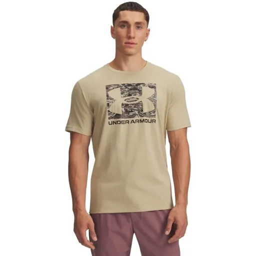 Under Armour ABC CAMO Pánské triko, béžová, velikost