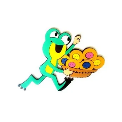 Krtkovi kamarádi dekorace - Žabka