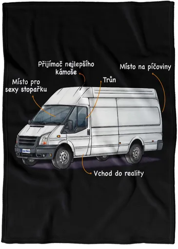 Deka Anatomie dodávky (Podšití beránkem: NE)