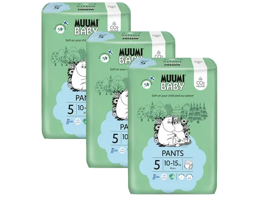 Muumi Baby Pants 5 10–15 kg eko kalhotky 114 ks