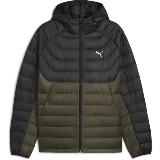 Puma PACKLITE HOODED DOWN JACKET Pánská zimní bunda, černá, velikost