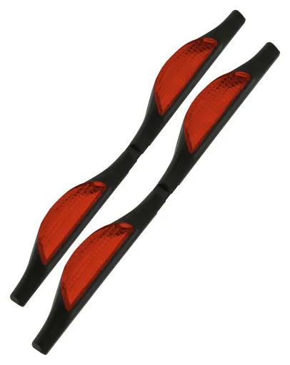 Compass 88367 COMPASS Chránič dveří červený, 2 ks