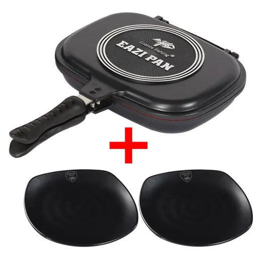 Giants Fishing Pánev na vaření Eazi Pan Medium + 2x Talíř Plate Black Large ZDARMA!,Giants Fishing Pánev na vaření Eazi Pan Medium + 2x Talíř Plate Bl