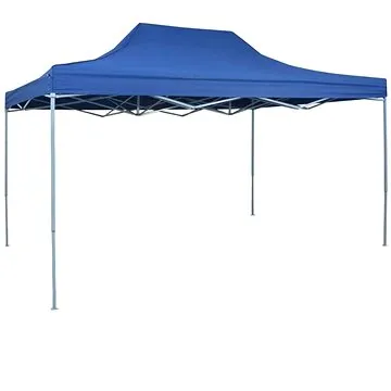 Rozkládací stan nůžkový 3 x 4,5 m modrý (42510)