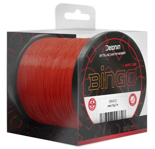 Delphin vlasec bingo - průměr 0,25 mm / nosnost 5,4 kg / návin 300 m