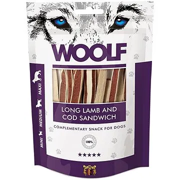 Woolf Soft Lamb and Cod Sandwich Long 100 g (8594178550358)