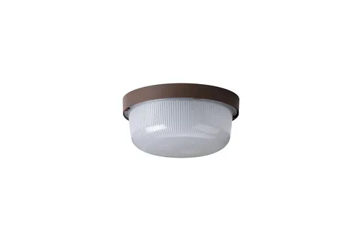 OSMONT ELE50121 ELEKTRA 3 stropní/nástěnné průmyslové plastové svítidlo hnědá / bílá IP54 3000 K 8W LED