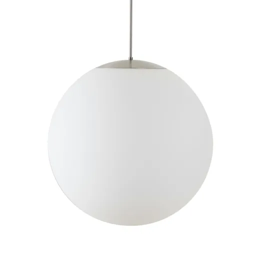 OSMONT ADR62644 ADRIA P5 HP závěsné skleněné svítidlo nerez broušená / bílá IP40 4000 K 65W LED