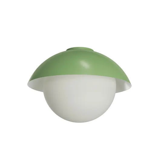 OSMONT LUK60520 LUKIDA 3 stropní/nástěnné skleněné svítidlo olivová / bílá IP65 4000 K 27W LED