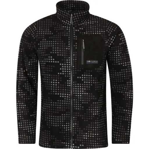 ALPINE PRO OKRAD Pánská outdoorová mikina, černá, velikost