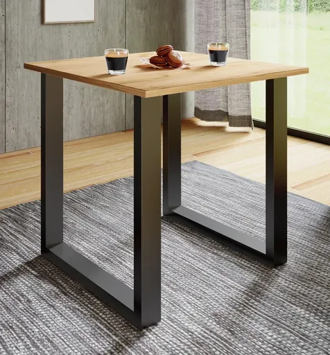 VCM Jídelní stůl Xona 80x50 U-nohy, dub medový