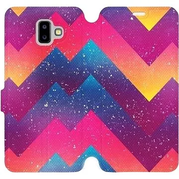 Flipové pouzdro na mobil Samsung Galaxy J6 Plus 2018 - V110S Barevné klikyháky (5903226511112)