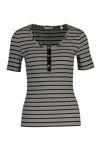 TRIČKO GANT SLIM RIBBED SS HENLEY TOP EVENING BLUE