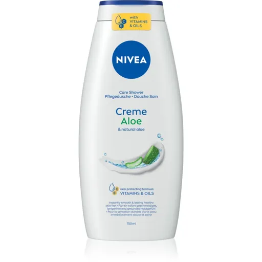 Nivea Creme Aloe pečující sprchový gel 750 ml