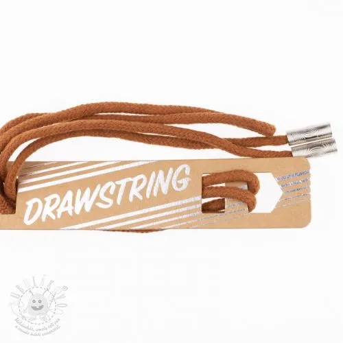 Šňůrka do kapuce s koncovkami 115 cm HEAD2 bronze