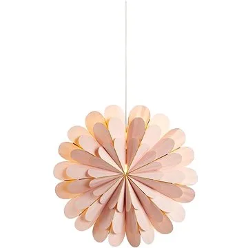 Markslöjd 705307 - Vánoční dekorace MARIGOLD 1xE14/25W/230V 60 cm růžová (113916)