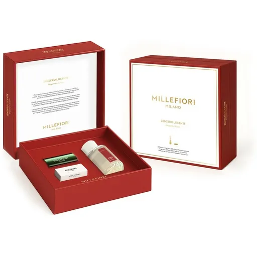 Millefiori Milano Dárková sada Difuzér 100ml a Icon Vůně do auta Zenzero Lucente Classic