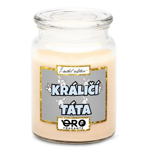 Svíčka Králičí táta (Vůně svíčky: Vanilka)