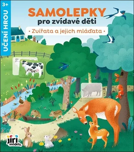 Samolepky pro zvídavé děti Zvířata a jejich mláďata