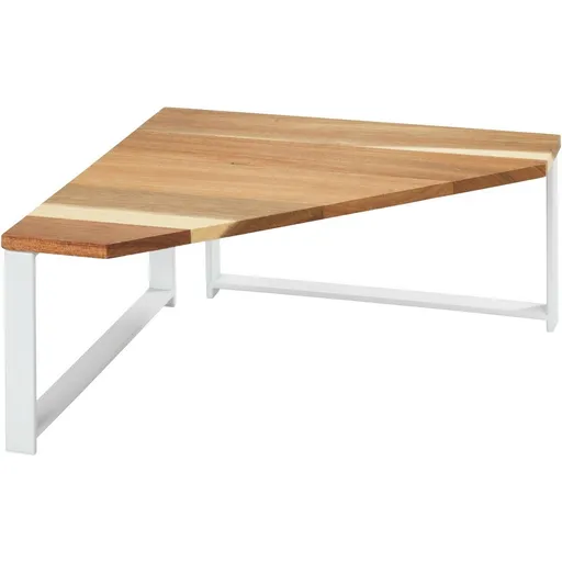 Wenko Kuchyňská rohová police z akácie Louisa, 1 patro, 30 × 30 × 15 cm