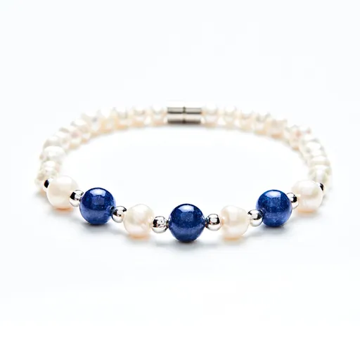 Náramek sladkovodní perly-jadeit AdiS