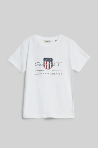 TRIČKO GANT ARCHIVE SHIELD SS T-SHIRT WHITE