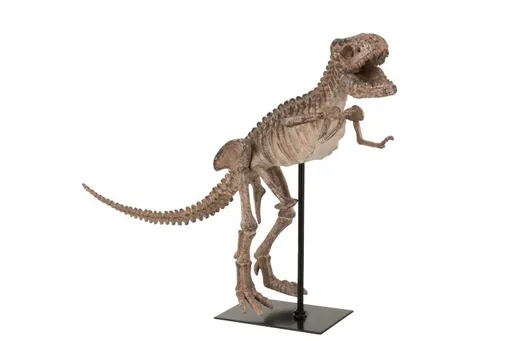 Dekorace dinosaurus T-rex na kovové noze - 47,5*15*36 cm J-Line by Jolipa