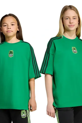 Dětské bavlněné tričko adidas Originals MINECRAFT