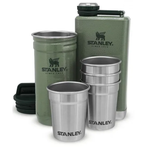 STANLEY ADVENTURE SERIES 250ml Placatka + panáky, zelená, velikost 250 ML