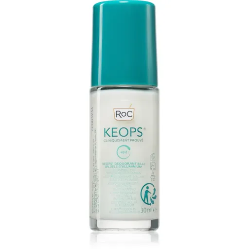 RoC Keops Roll-On Deodorant 0% Aluminium deodorant roll-on pro citlivou pokožku bez parfemace 30 ml