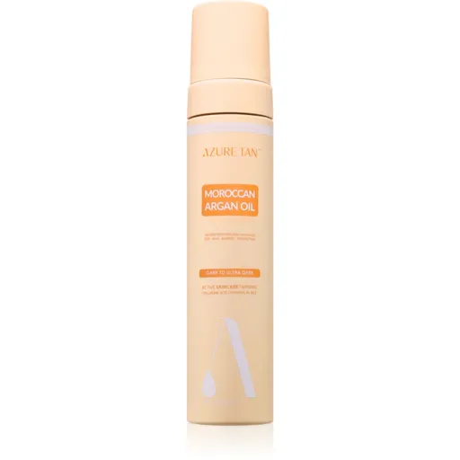 Azure Tan Maroccan Argan Oil samoopalovací pěna na tělo odstín Dark To Ultra Dark 200 ml