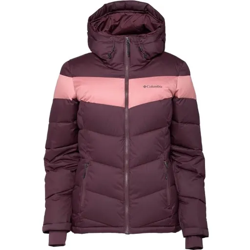 Columbia ABBOTT PEAK™ II INSULATED JACKET Dámská lyžařská bunda, vínová, velikost