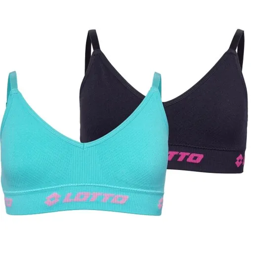 Lotto LIANINA Dívčí sportovní podprsenka, tyrkysová, velikost 164-170
