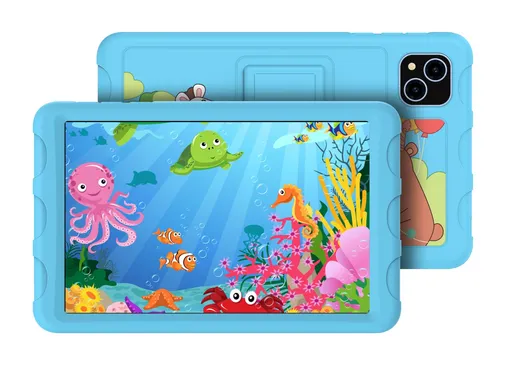 iGET SMART W8 Kids Blue - 8" IPS/1280x800/Octa Core/4GB+64GB/WiFi/BT/4000mAh/Android 14/pouzdro/modrá