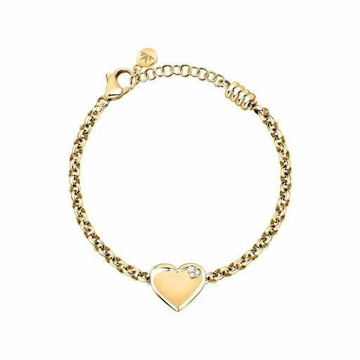 Morellato Romantický pozlacený náramek z oceli Drops SCZ1418