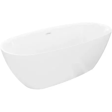 MEXEN Luvo Slim volně stojící vana 170 x 75, bílá, bez krytky přepadu a zátky 52801707500-SS