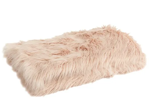 Růžový chlupatý pléd Yetty - 130*180 cm J-Line by Jolipa