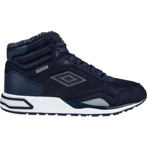 Umbro REDHILL HIGH W PROOF Pánská volnočasová obuv, tmavě modrá, velikost 44.5