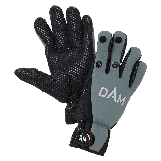 Dam rukavice neoprene fighter glove black grey - m
