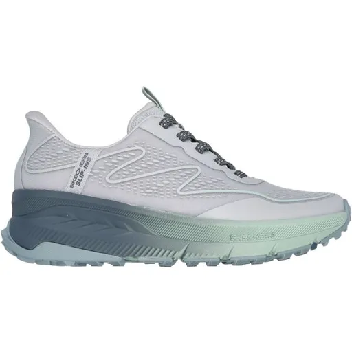 Skechers SWITCH BACK - MIST Dámská volnočasová obuv, šedá, velikost