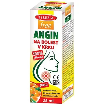 TEREZIA freeANGIN sprej na bolest v krku 25 ml (3715662)