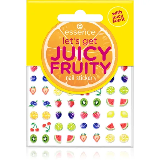essence let's get JUICY FRUITY nálepky na nehty 56 ks