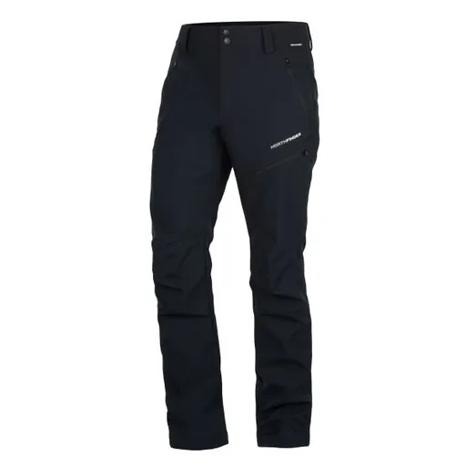 Northfinder MACIEJ Pánské softshellové kalhoty, černá, velikost