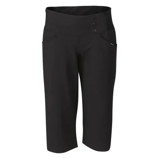 ALPINE PRO CAROZA Dámské 3/4 softshellové kalhoty, černá, velikost