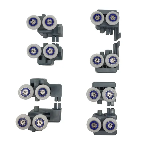 Mereo Pojezdy (horní a spodní), kompletní sada 8 ks pro dveře LIMA CK806xxK CKND171K1