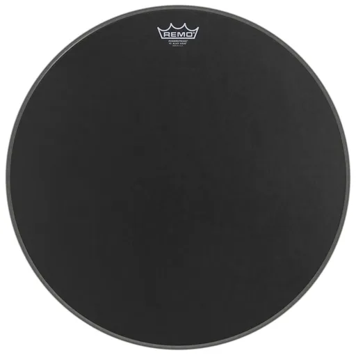 Remo 22" Powerstroke 3 Black Suede