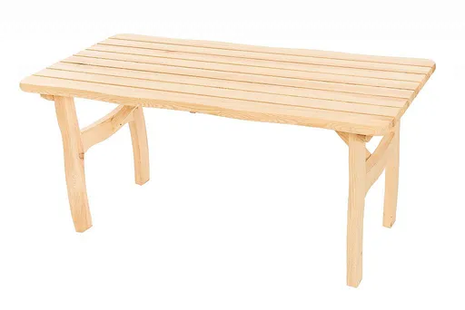 DEOKORK Masivní zahradní stůl z borovice VIKING (40 mm) - různé délky 150 cm