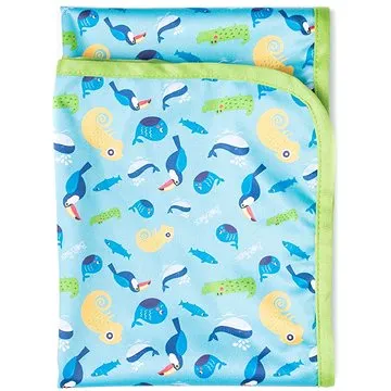 Bobánek Přebalovací podložka Chameleoni 75 × 75 cm (18PP)